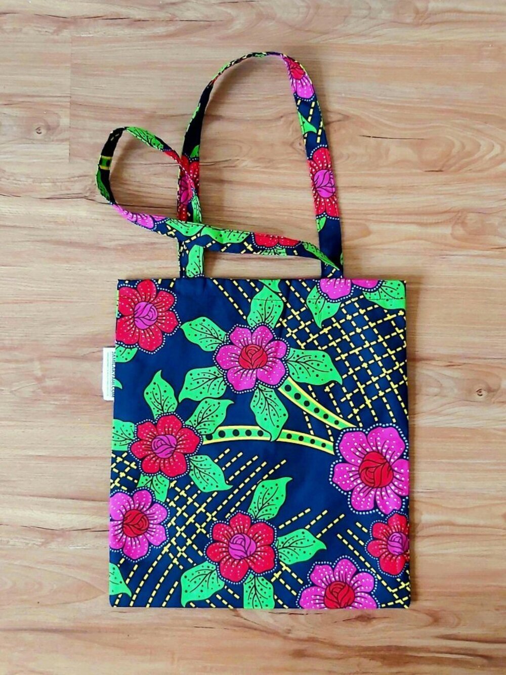 Fair Trade Wildflower Print Tote Bag